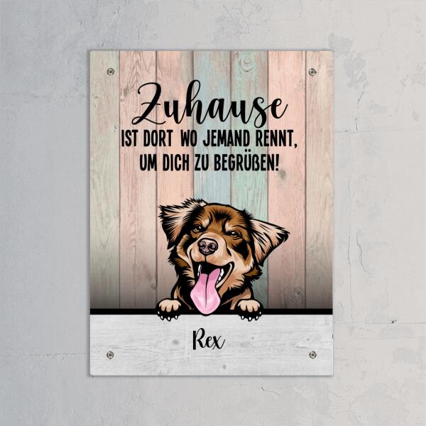 Zuhause ist da - Individuelles Türschild