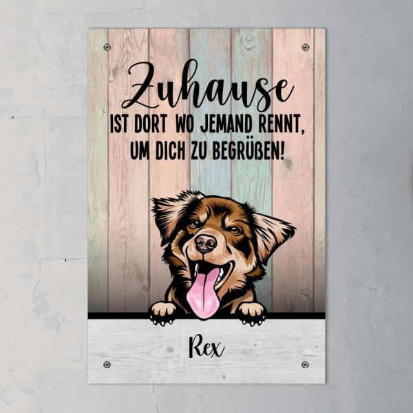 Zuhause ist da - Individuelles Türschild