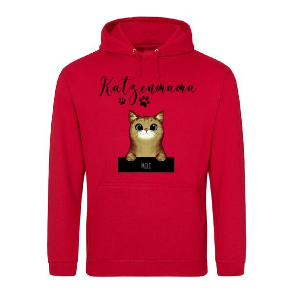 Neugierige Katzen - Individueller Hoodie