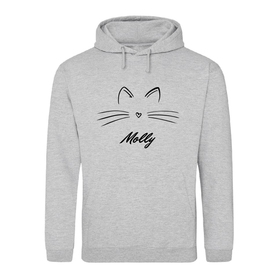 Katzengesicht - Individueller Hoodie