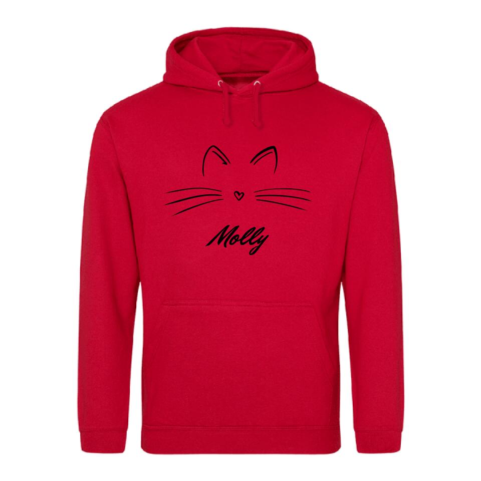 Katzengesicht - Individueller Hoodie