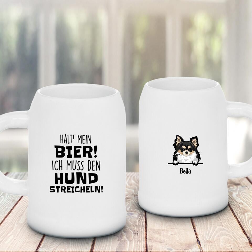 Halt' mein Bier - Individueller Bierkrug