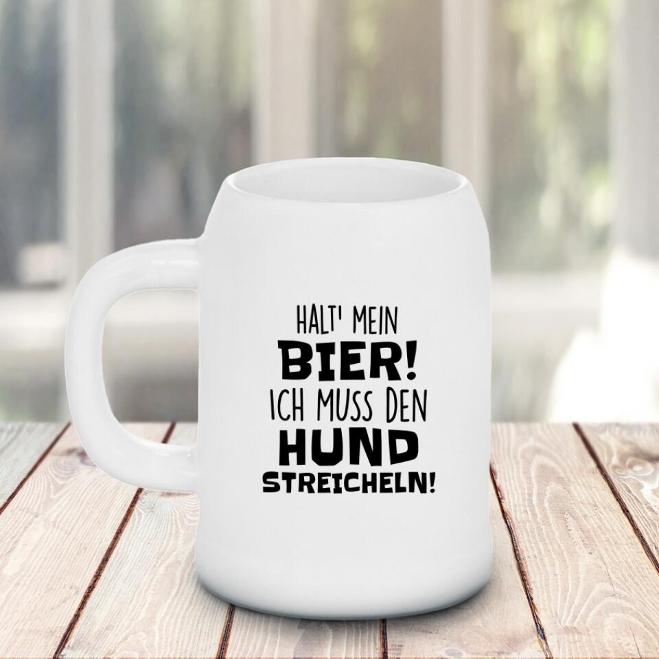 Halt' mein Bier - Individueller Bierkrug