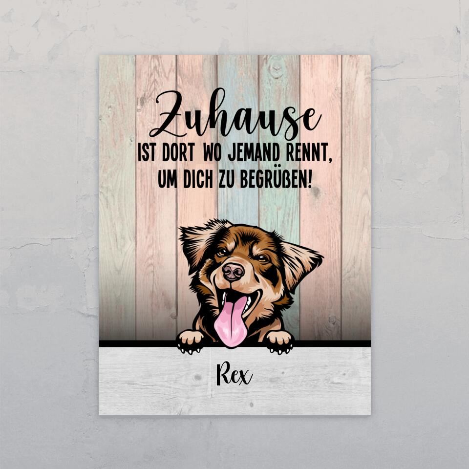 Zuhause ist da - Individuelles Türschild