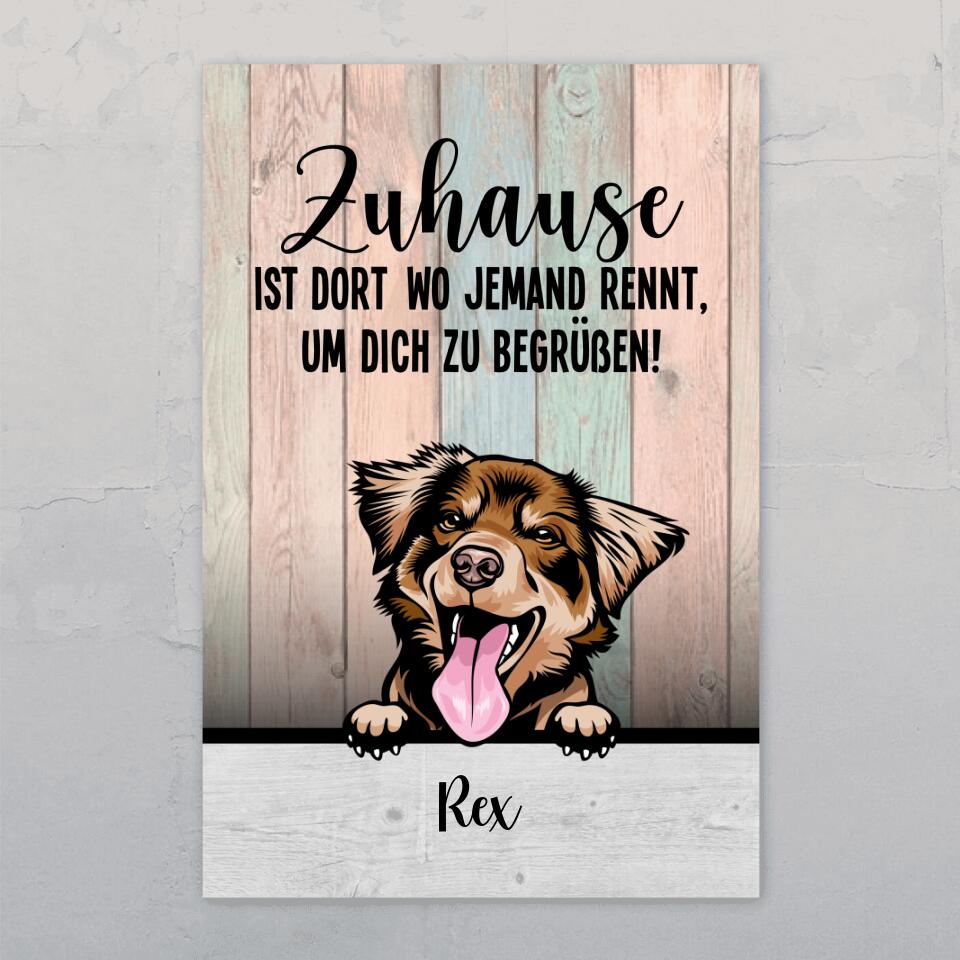 Zuhause ist da - Individuelles Türschild