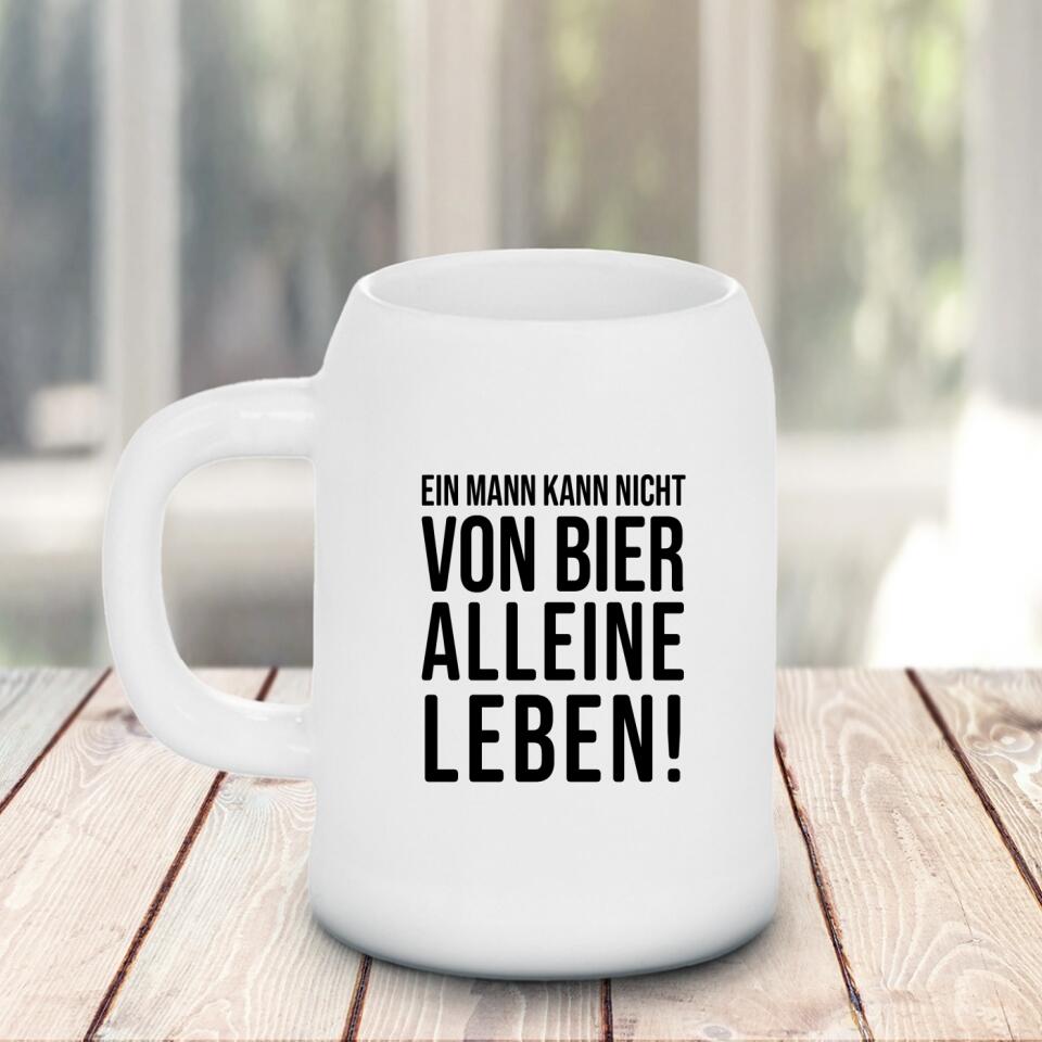 Bier mit dem Hund - Individueller Bierkrug