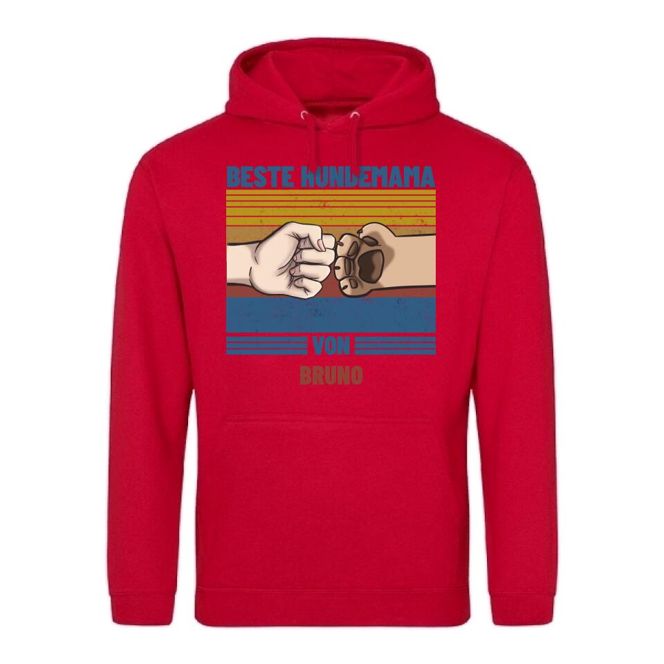 Beste Hundemama von - Individueller Hoodie