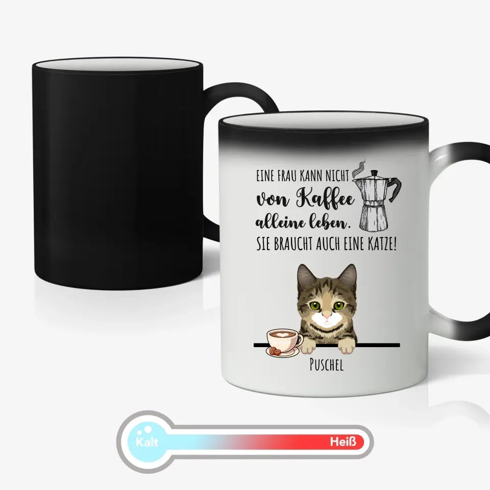 Kaffee & Miau - Individuelle Tasse