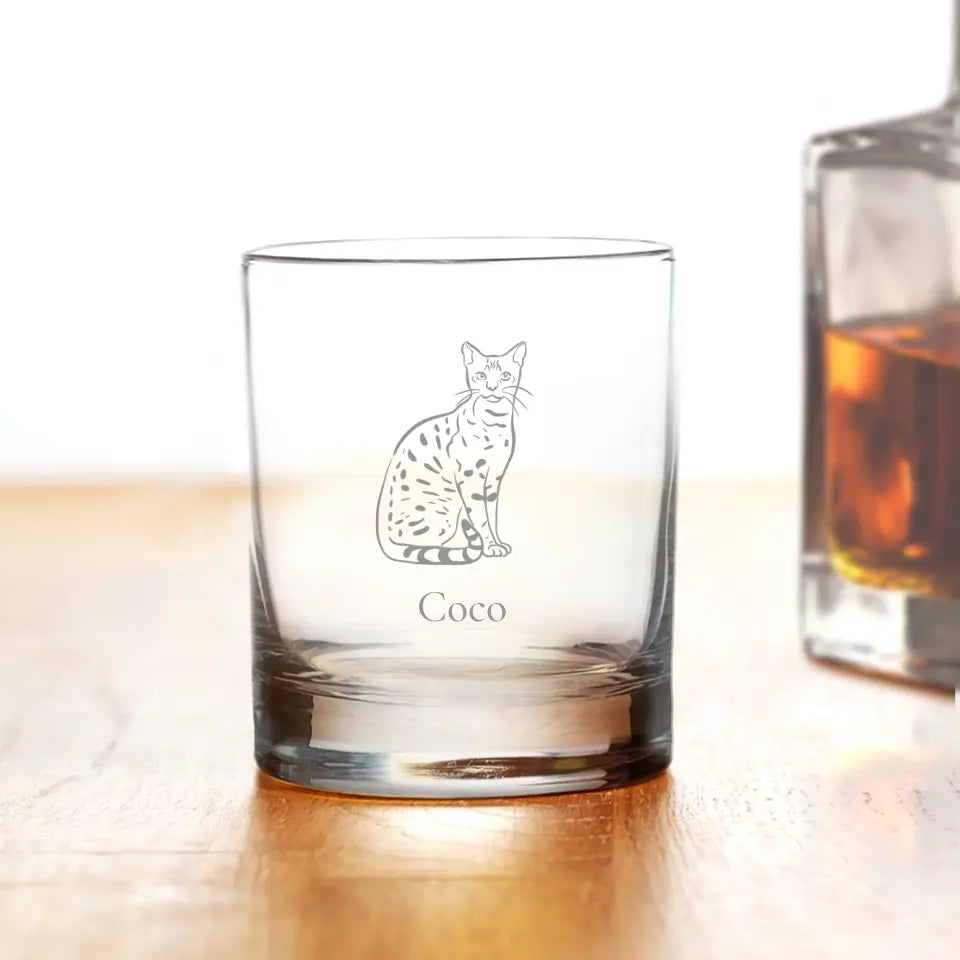 Line Art - Individuelles Whiskyglas