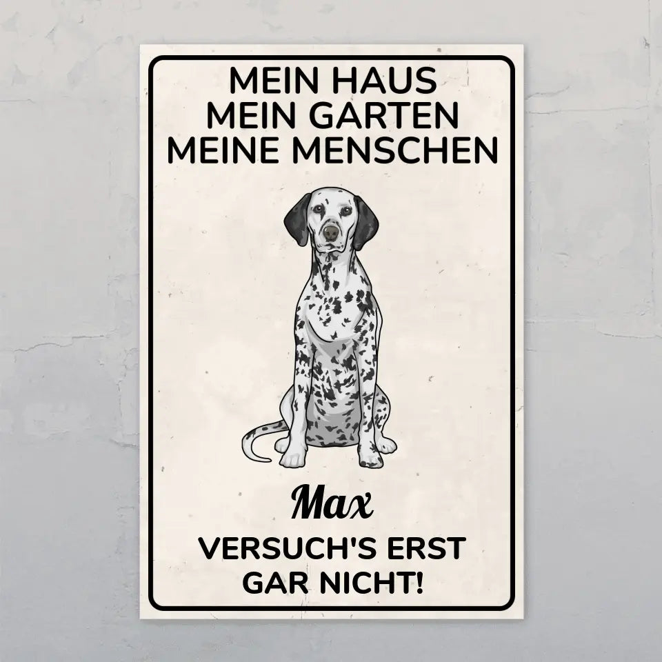 Mein Haus, mein Garten - Individuelles Gartenschild