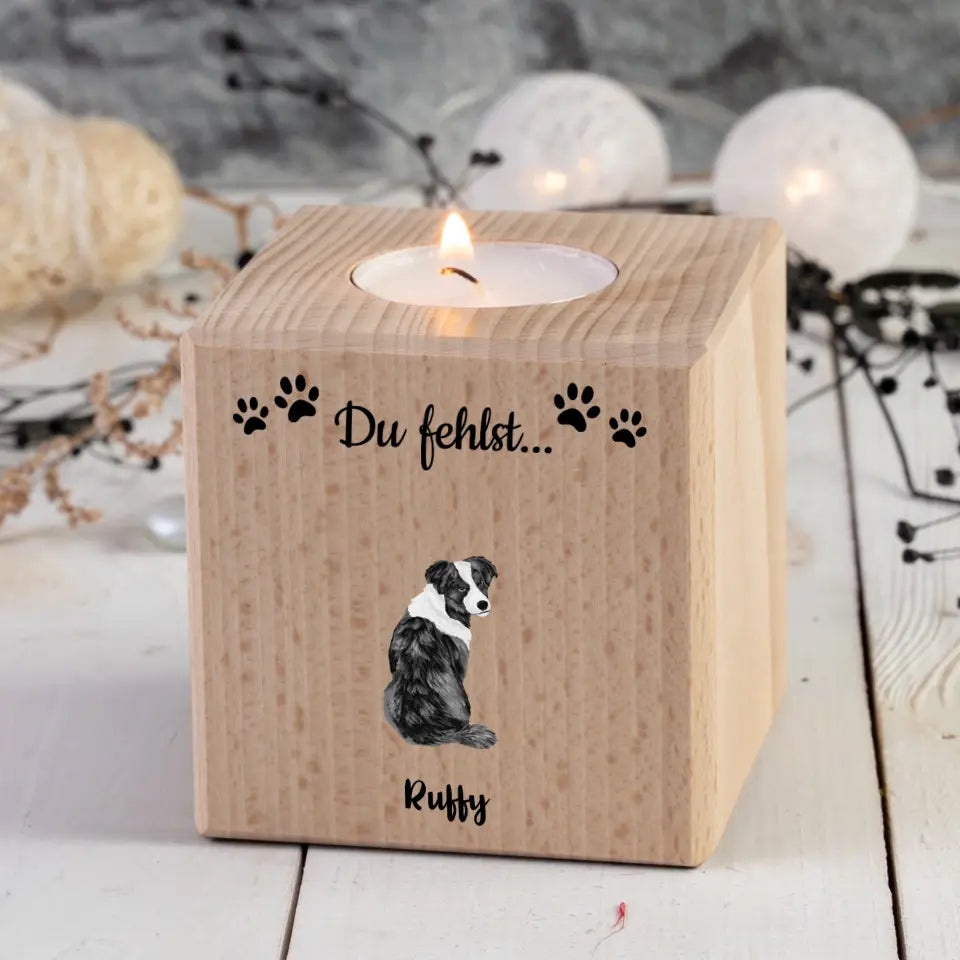 Du Fehlst - Individueller Kerzenwürfel