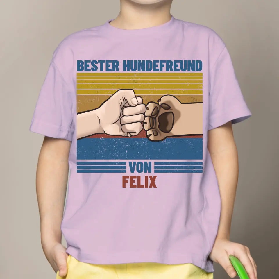 Bester Haustierfreund - Individuelles Kinder T-Shirt