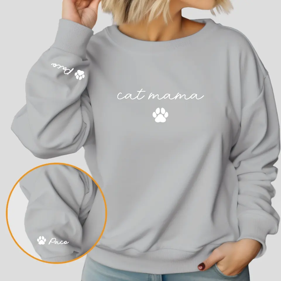 Pet Mama - Individuelles Sweatshirt
