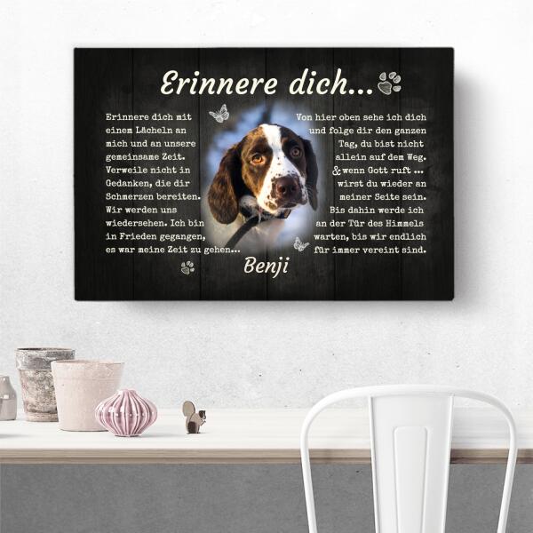 Erinnere dich... - Individuelle Leinwand