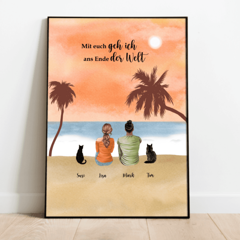 Sommer am Strand (Pärchen) - Individuelles Poster - Featured Image