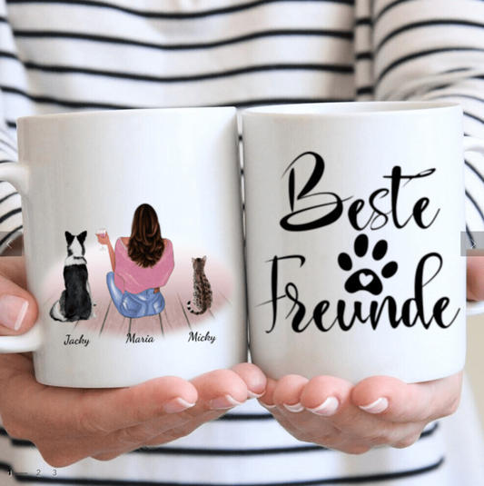 Haustier Mama - Individuelle Tasse