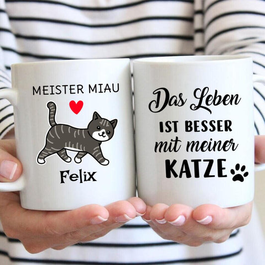 Kuschelkatzen - Individuelle Tasse