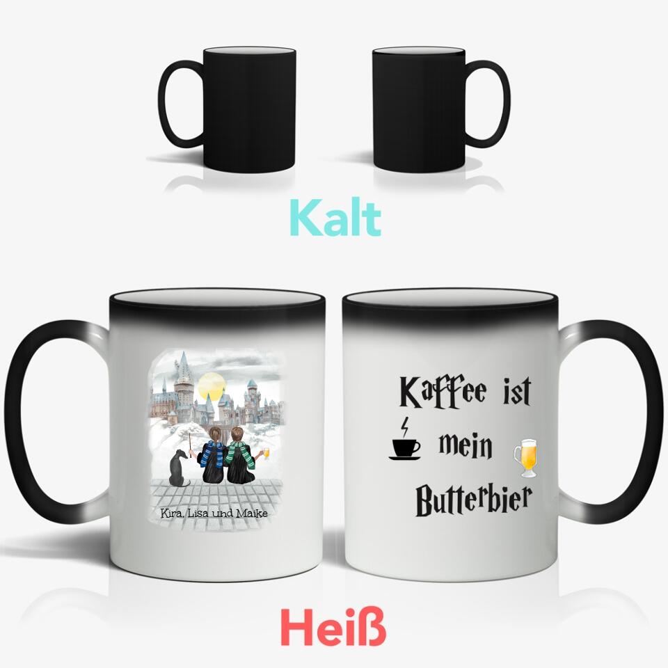 Zauberschule Pärchen - Individuelle Tasse