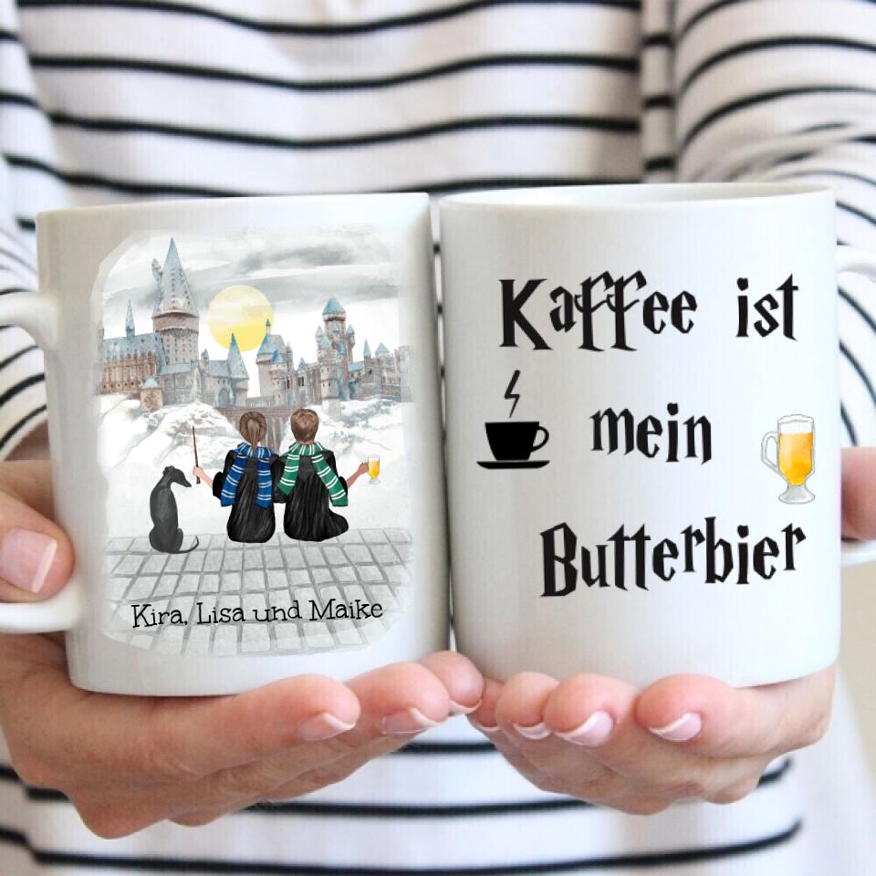 Zauberschule Pärchen - Individuelle Tasse