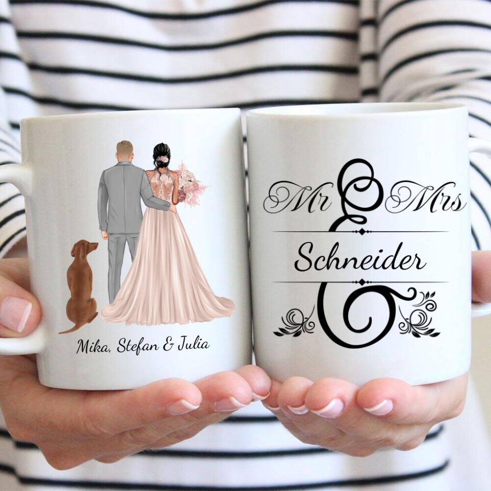 Mr & Mrs - Individuelle Tasse