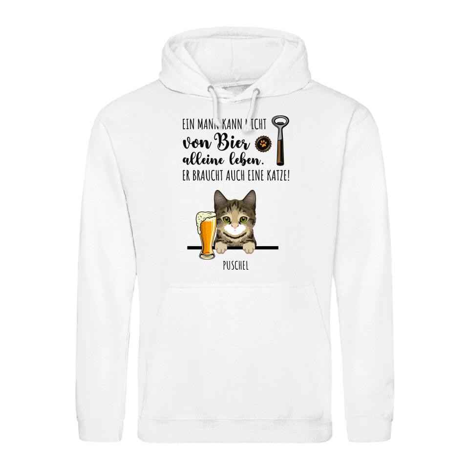 Bier & Miau - Individueller Hoodie