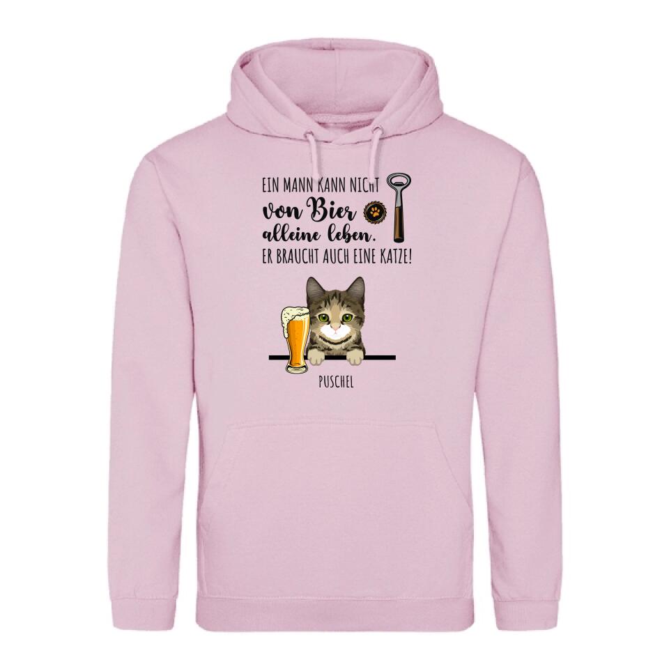 Bier & Miau - Individueller Hoodie