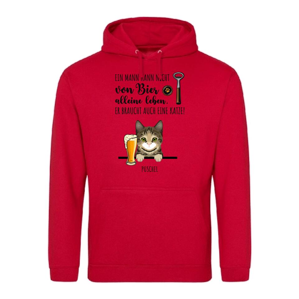 Bier & Miau - Individueller Hoodie