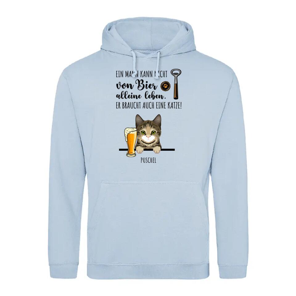 Bier & Miau - Individueller Hoodie