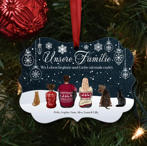 Unsere Familie - Individuelles Ornament - Featured Image