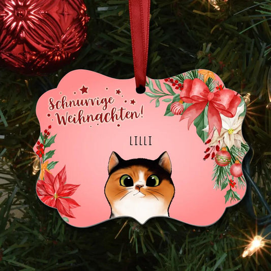 Neugierige Katzen - Individuelles Ornament