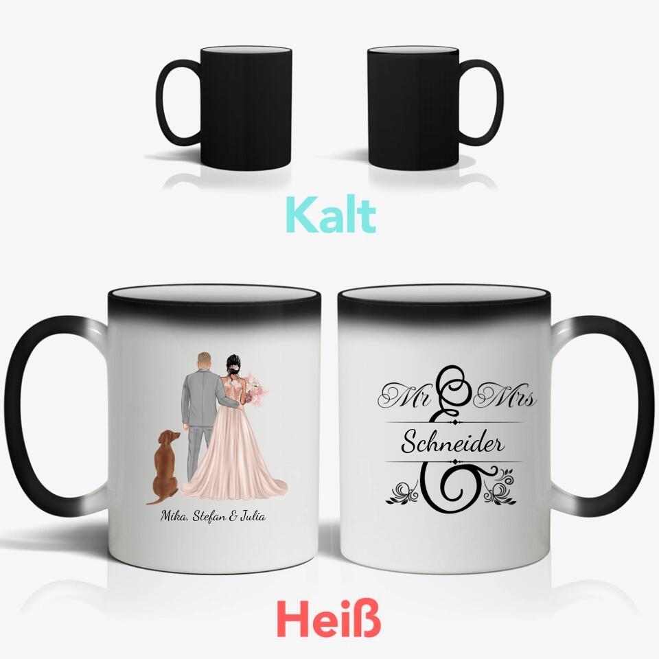 Mr & Mrs - Individuelle Tasse