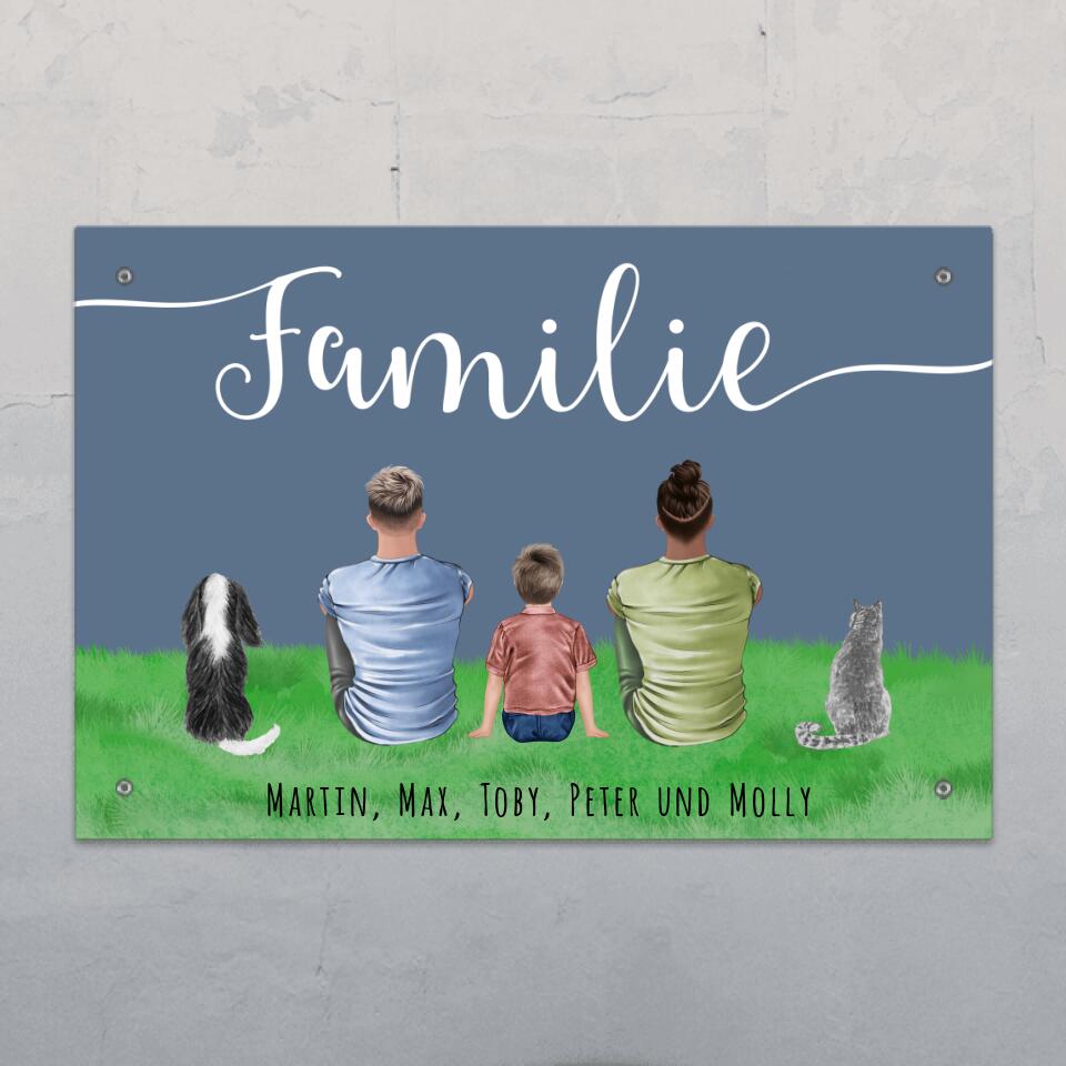 Familie LGBT+ - Individuelles Türschild