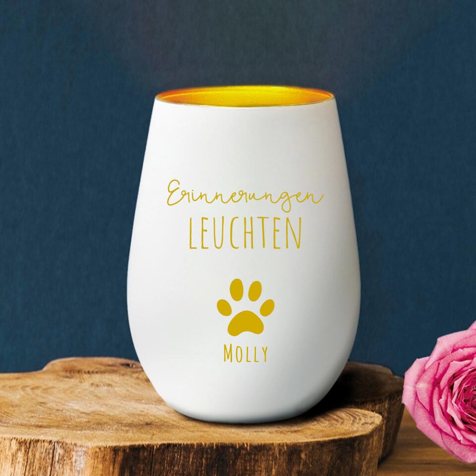 Erinnerungen leuchten - Individuelles Trauerlicht