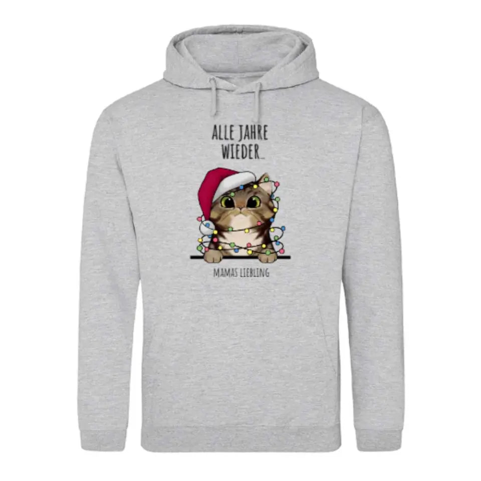 Schnurrige Weihnachten - Individueller Hoodie