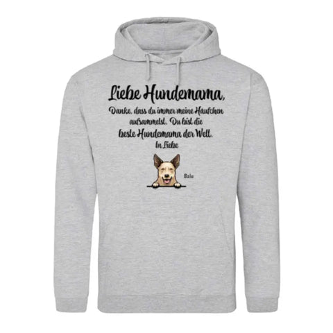 Danke liebe Hundemama - individueller Hoodie - Featured Image