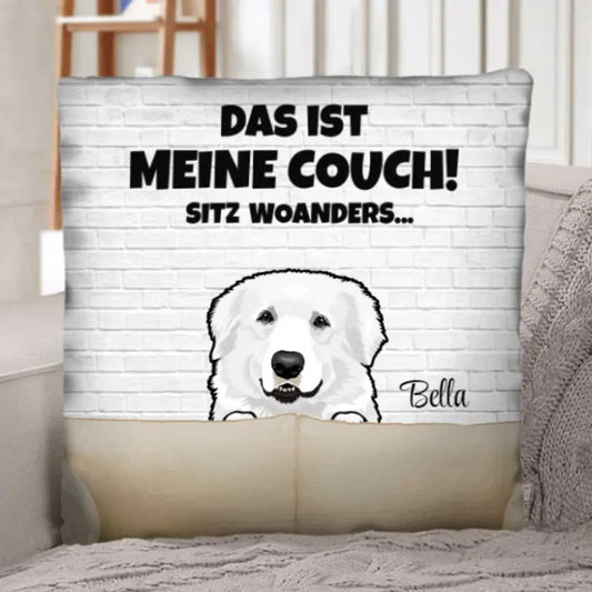 Unsere Couch (Hunde) - Individuelles Kissen