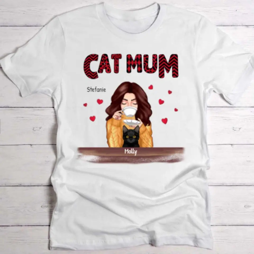 Meine Katze & Ich - Individuelles T-Shirt