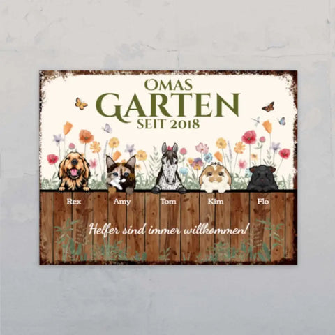 Unser Garten - Individuelles Gartenschild - Featured Image