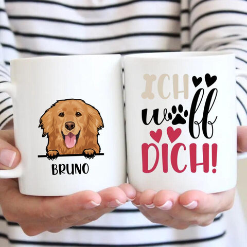 Ich wuff dich! - Individuelle Tasse - Featured Image