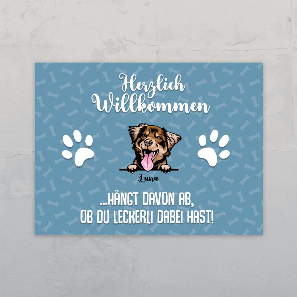 Leckerli - Individuelles Türschild