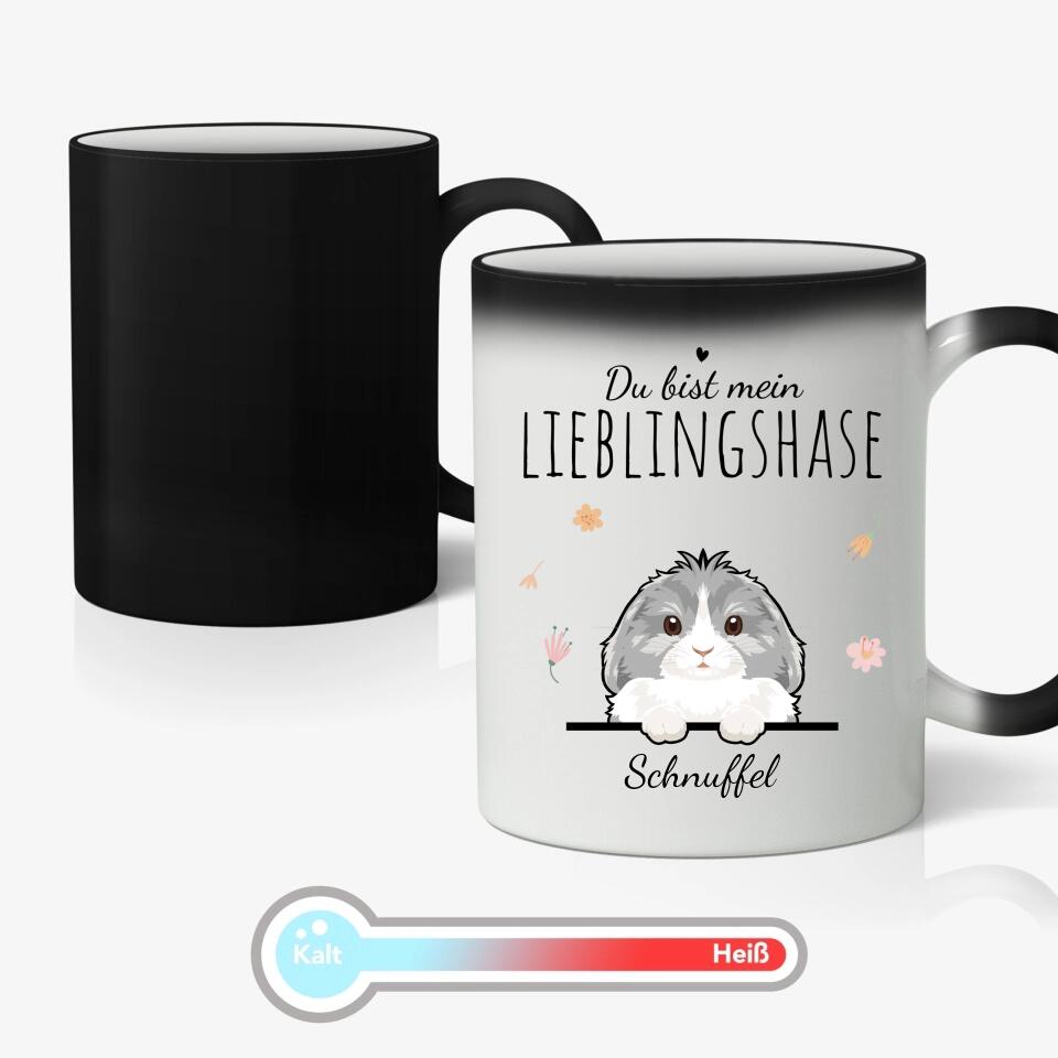 Mein Lieblingshase - Individuelle Tasse