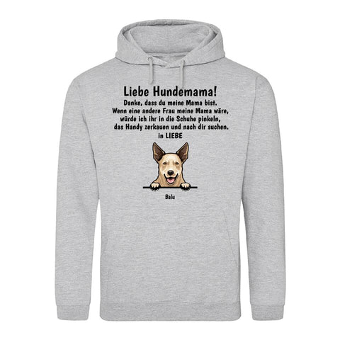 Liebe Hundemama - Individuelle Hoodie - Featured Image