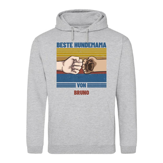 Beste Hundemama von - Individueller Hoodie