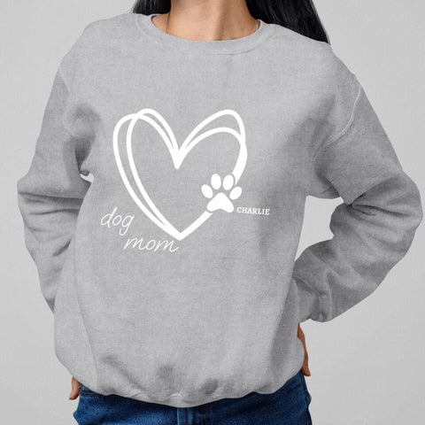 Heart Dog Mom - Individuelles Sweatshirt - Featured Image