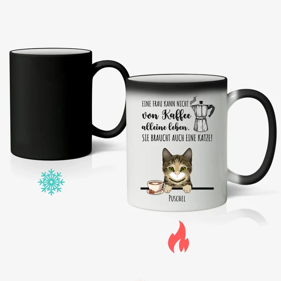 Kaffee & Miau - Individuelle Tasse