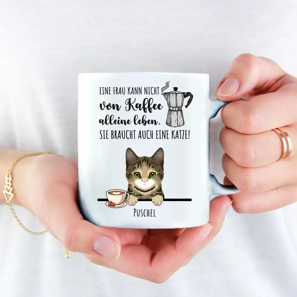 Kaffee & Miau - Individuelle Tasse