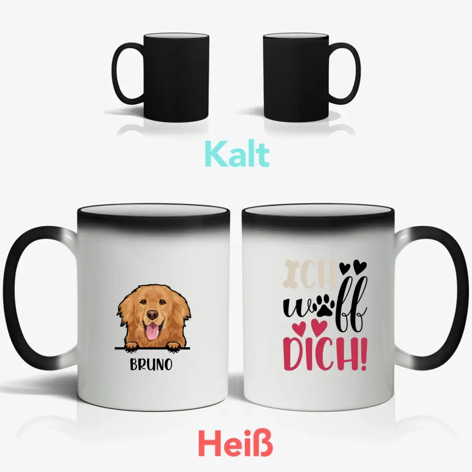 Ich wuff dich! - Individuelle Tasse