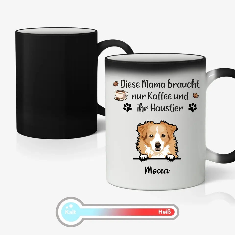 Kaffee und Haustiere - Individuelle Tasse