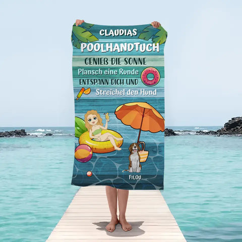 Mein Poolhandtuch - Individuelles Strandtuch - Featured Image