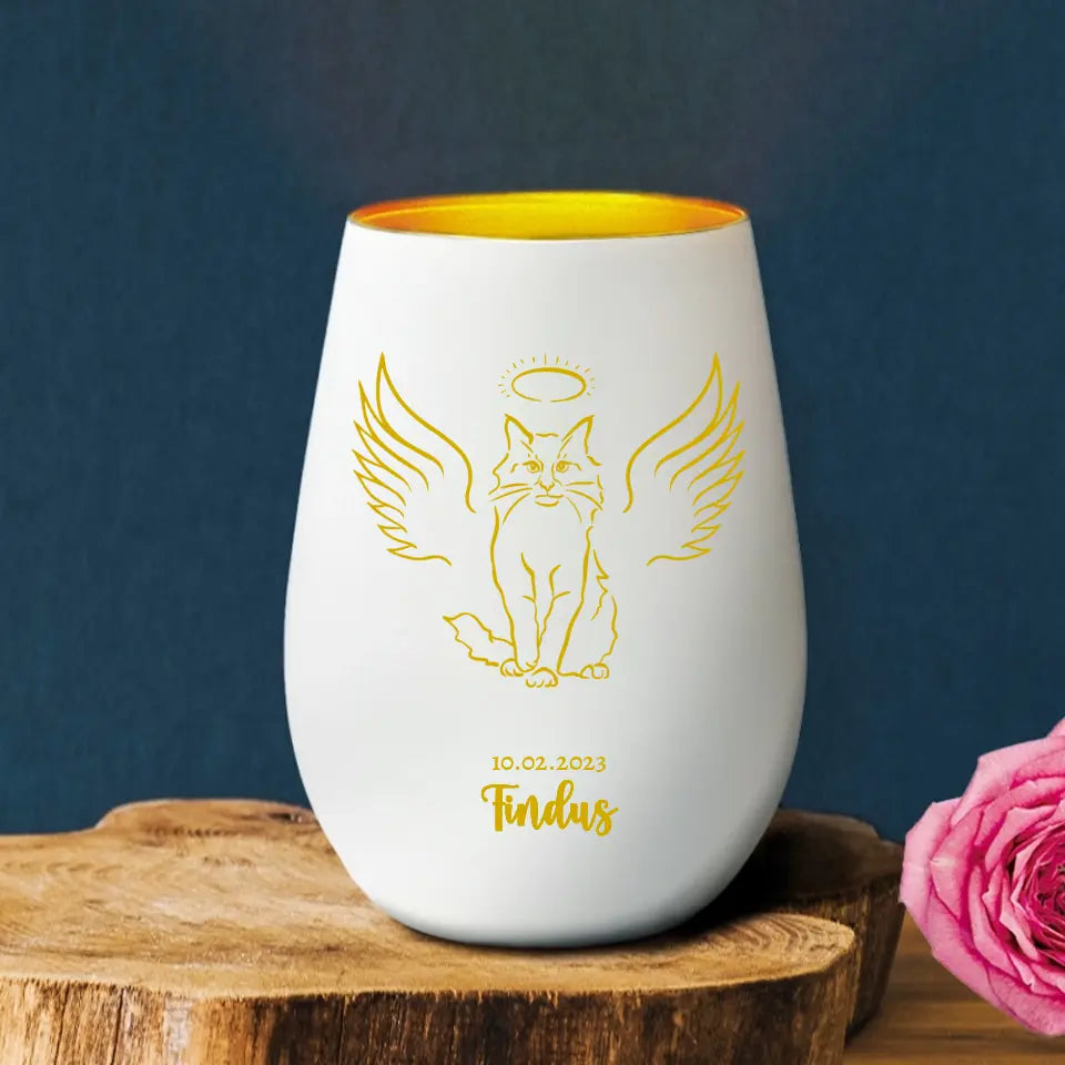 Engelsflügel - Individuelles Trauerlicht